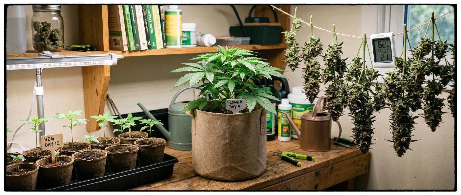 AZARIUS · The full cannabis growth stages timeline at a glance