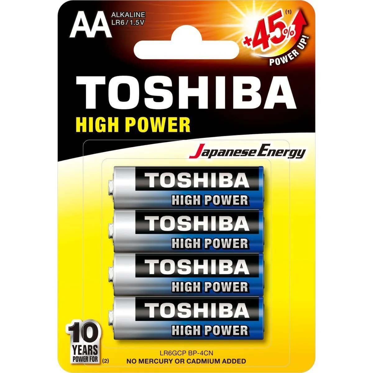 Toshiba Alkaliska AA-batterier