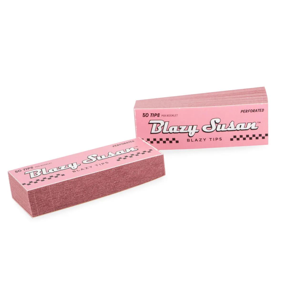 Blazy Susan rosa perforerade filter tips
