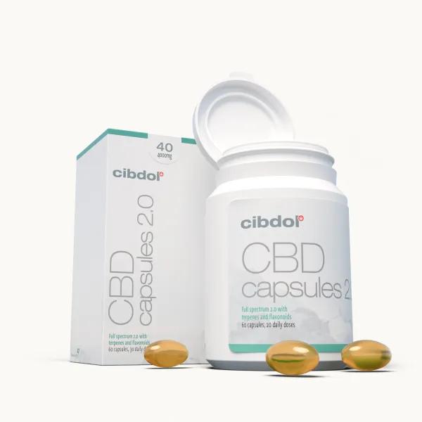 CBD-kapslar 40 %