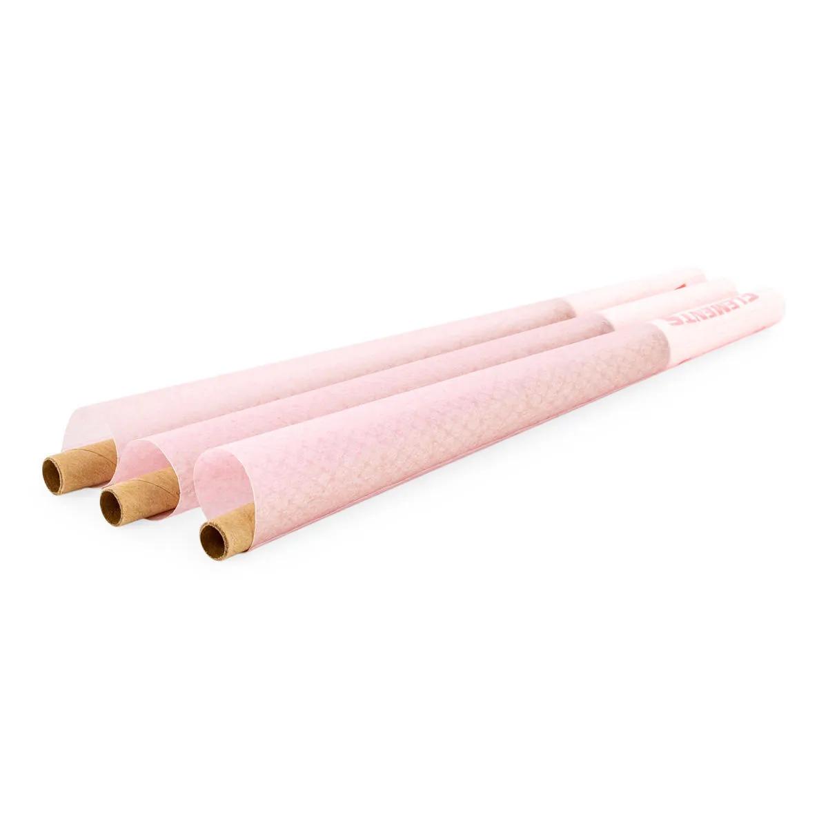 Elements Ultra-Thin Pink Cones – rosa färdigrullar av rispapper
