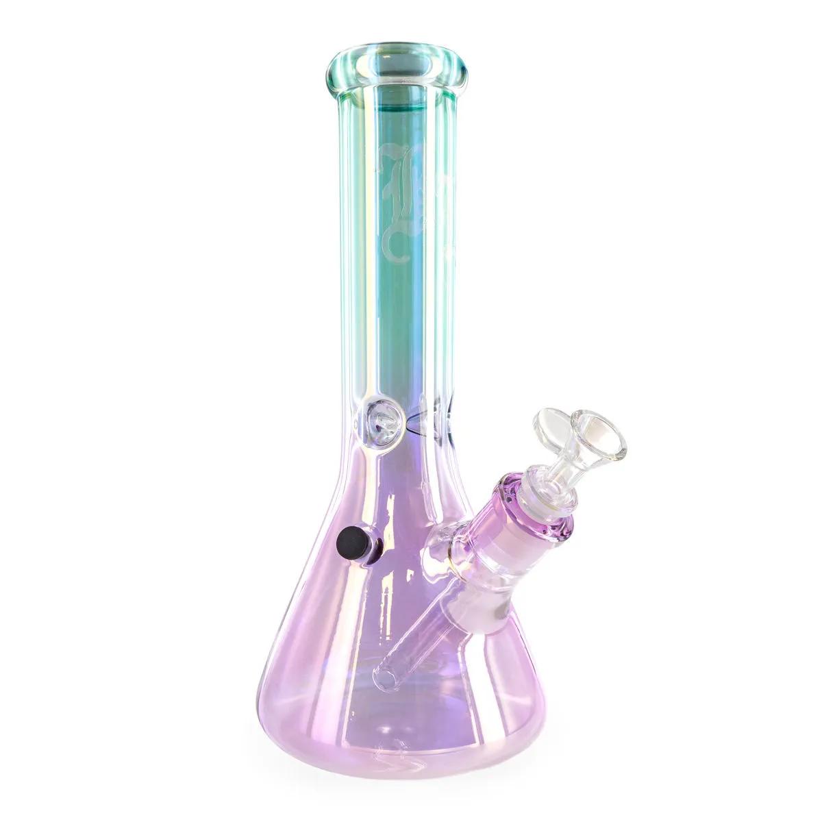 Glas isbong med regnbågsfärger