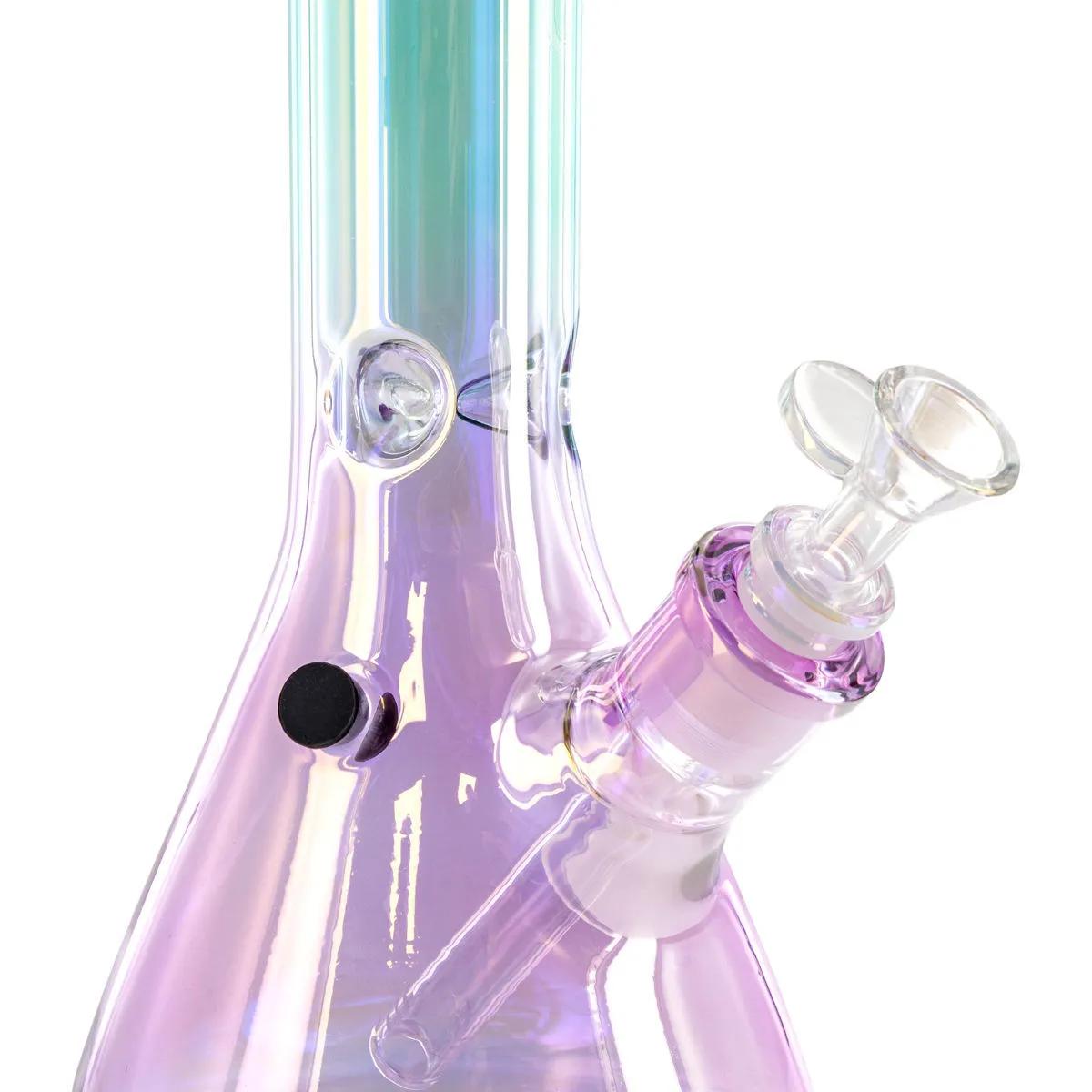 Glas isbong med regnbågsfärger