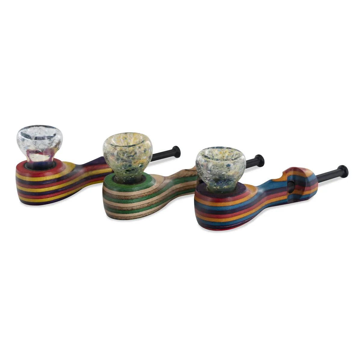 Hybrid glas-/träpipa Sparkle