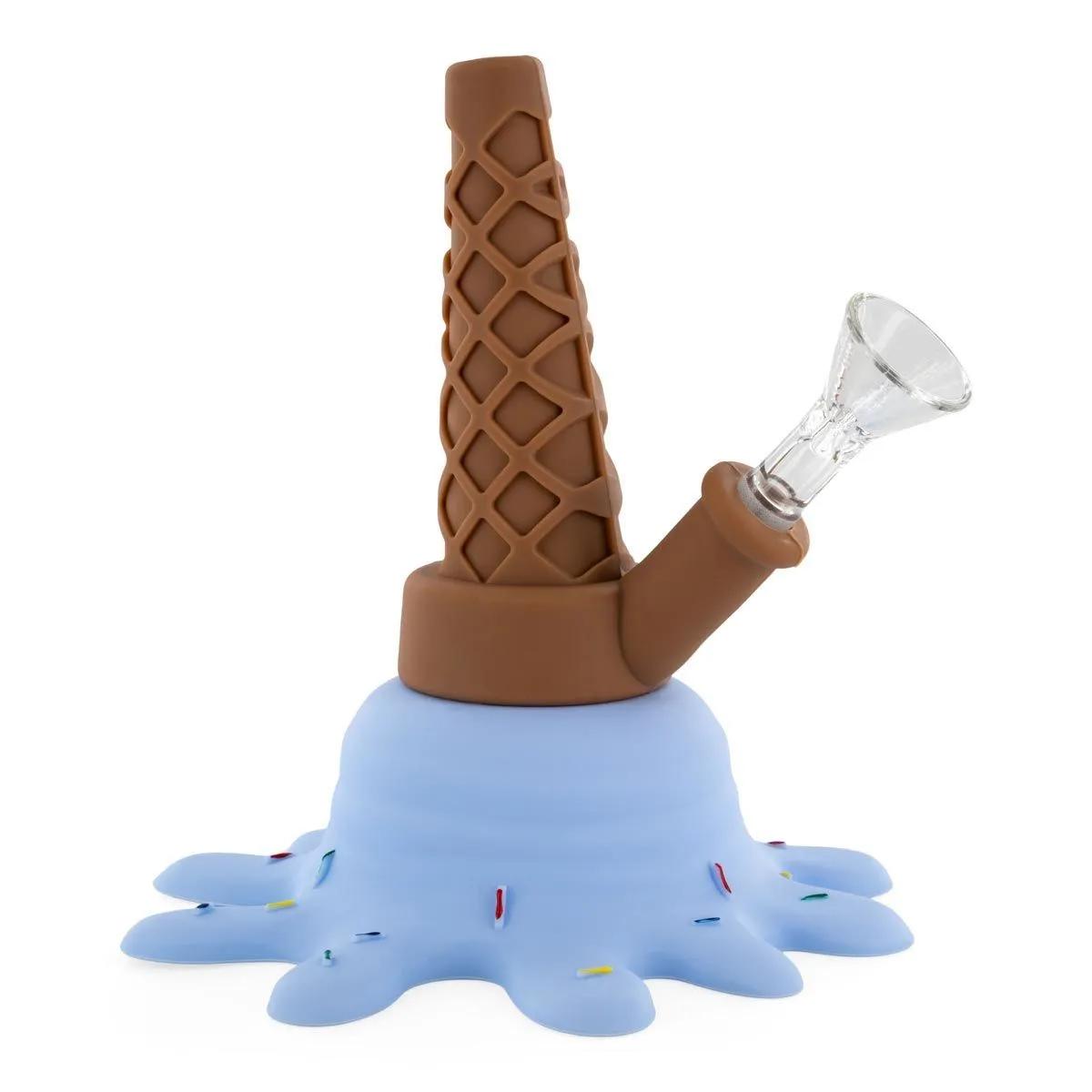 Glassbong i silikon