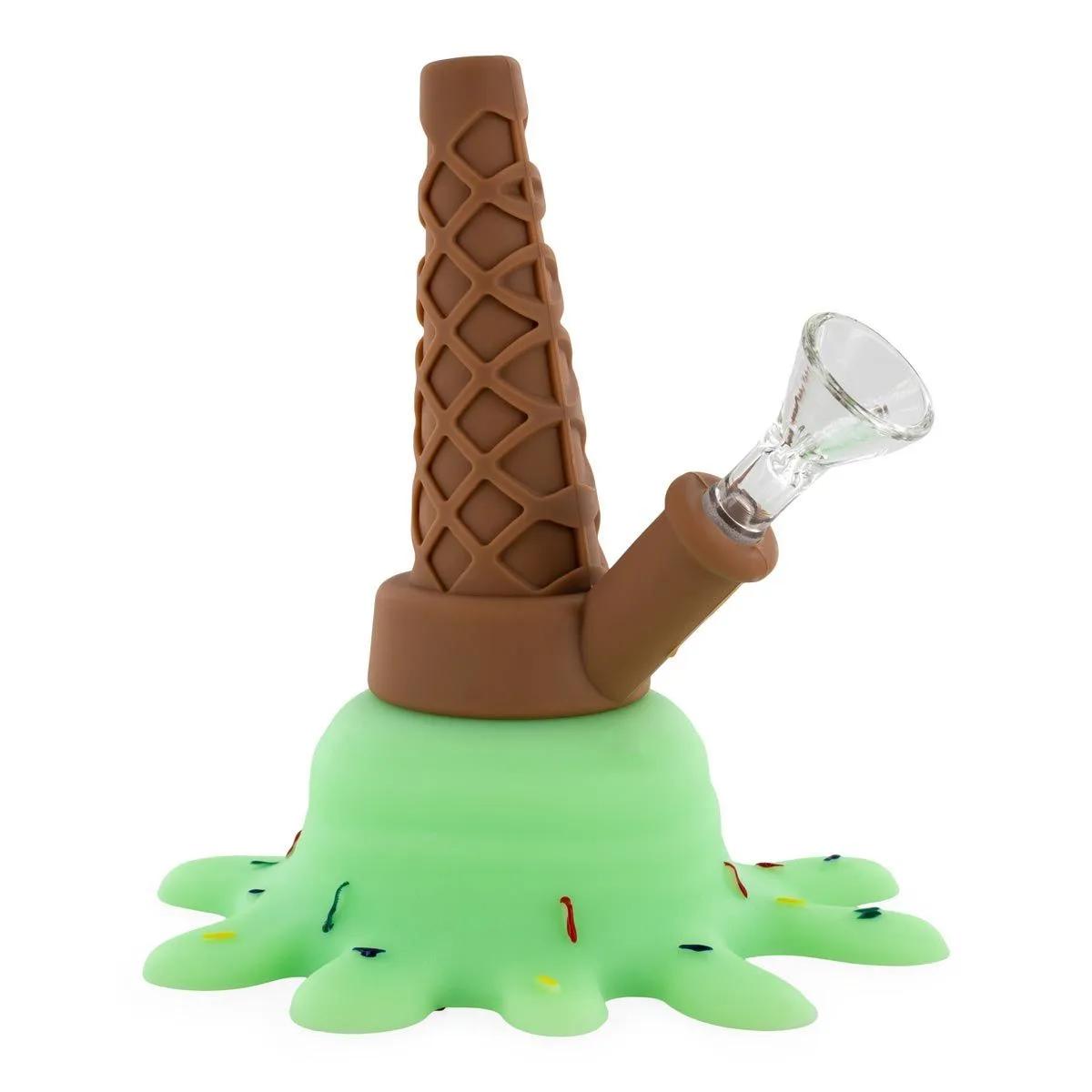 Glassbong i silikon