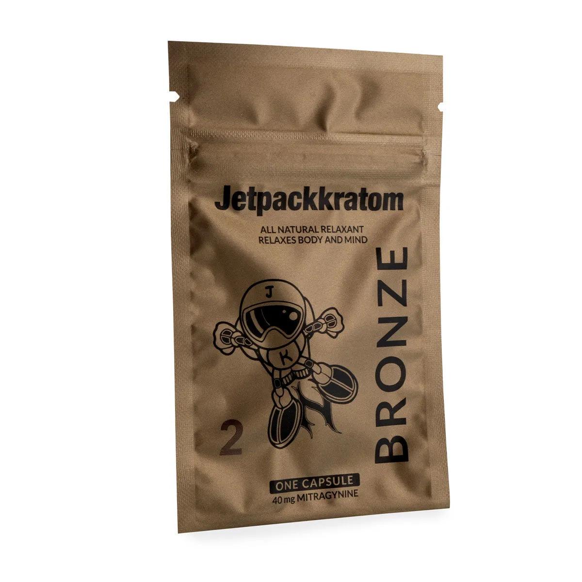 Jetpackkratom BRONZE 40mg Extrakt - Kapslar