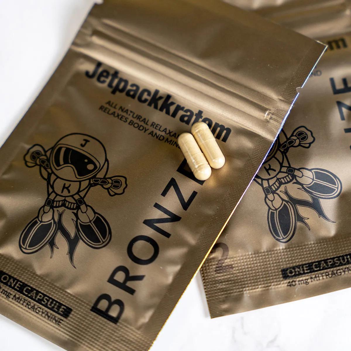Jetpackkratom BRONZE 40mg Extrakt - Kapslar