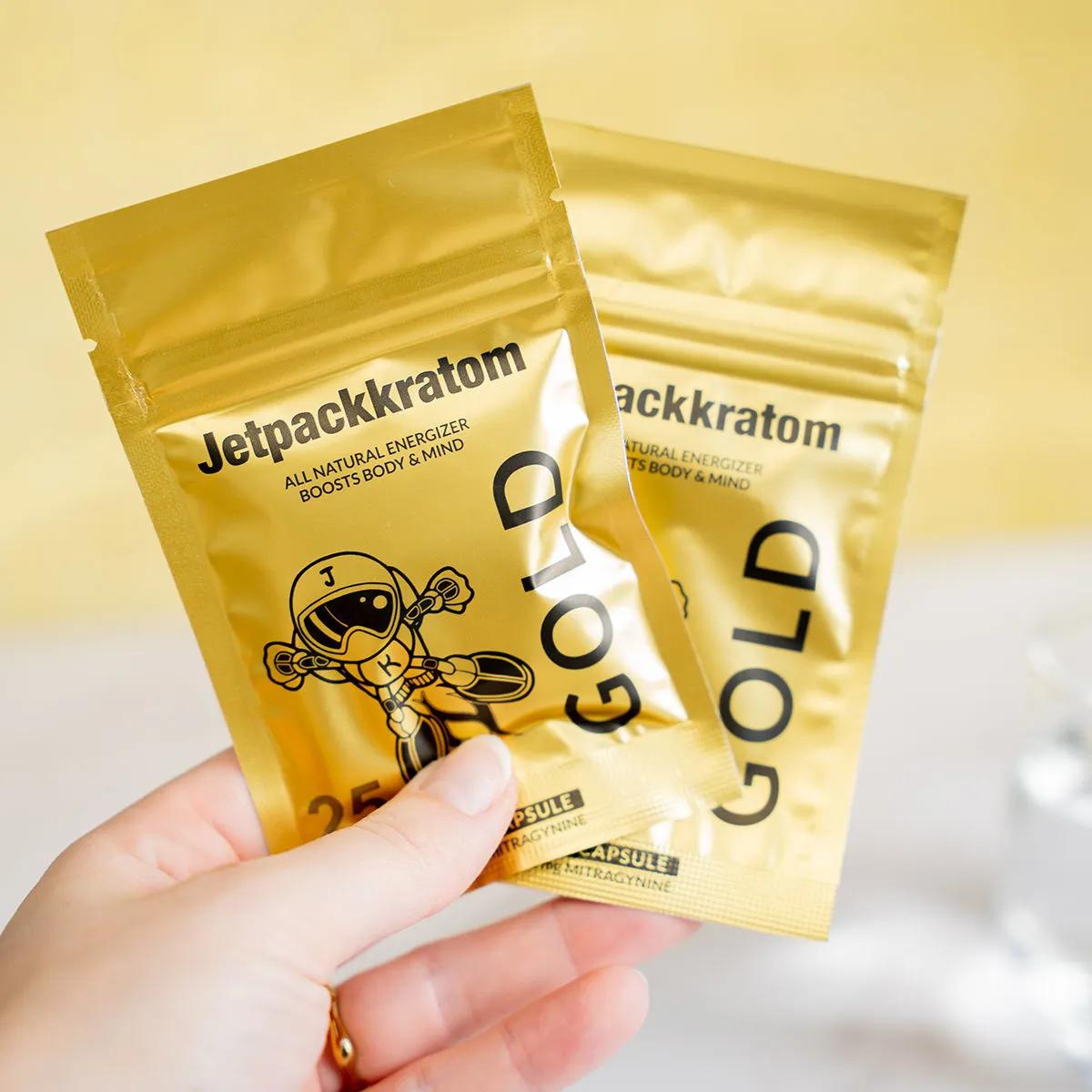 Jetpackkratom GOLD 80mg Extrakt - Kapslar