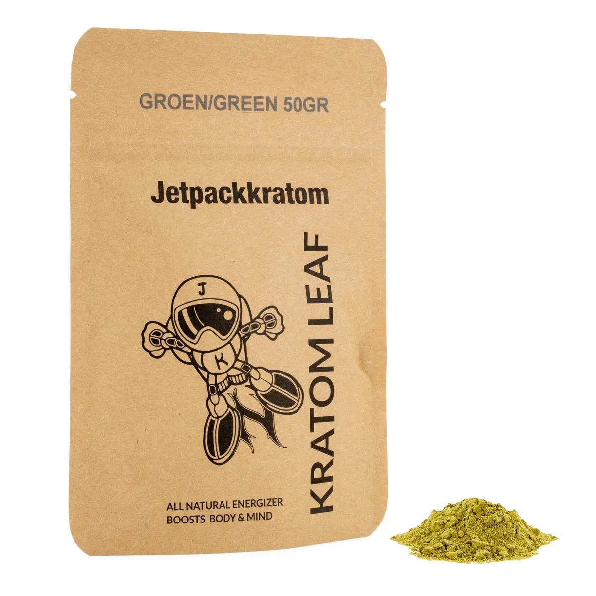 Jetpackkratom Kratom grönt pulver