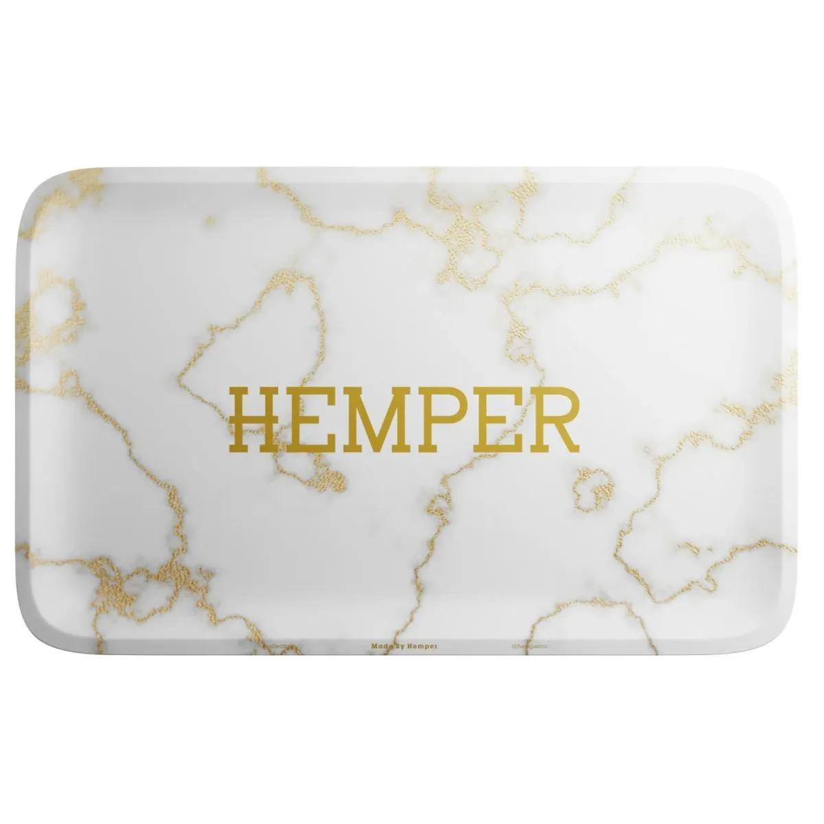 Luxe Marble rullbricka vit