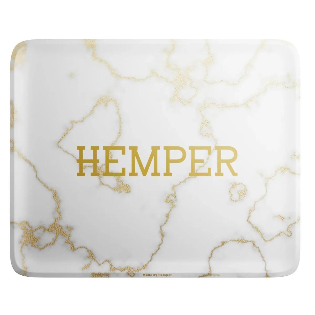 Luxe Marble rullbricka vit