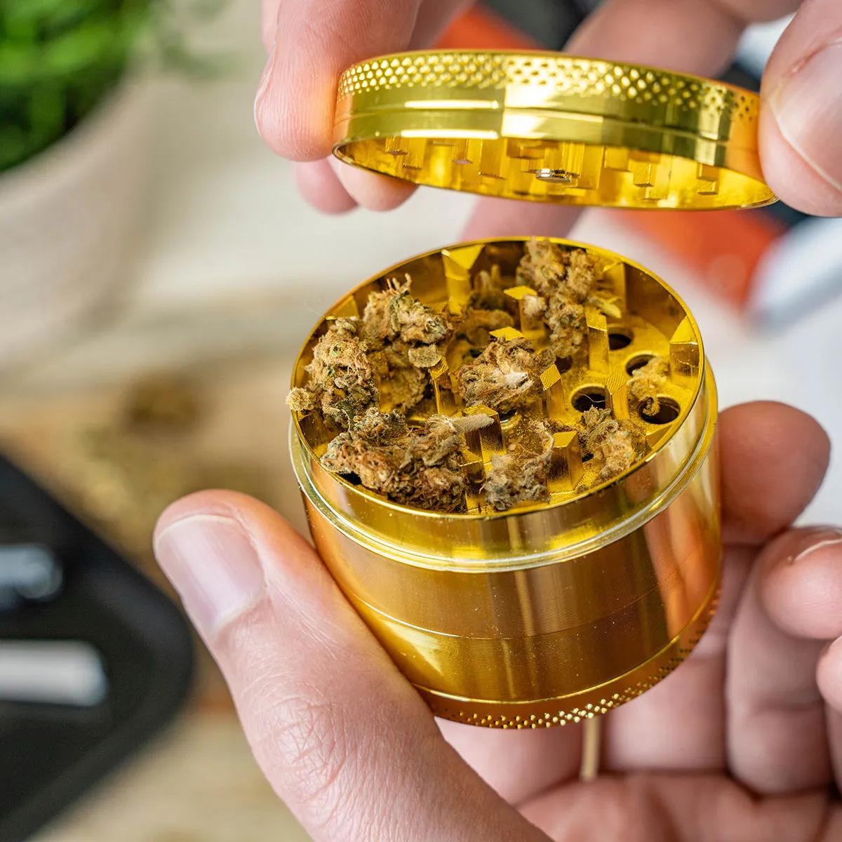 Metallkvarn 24K guld