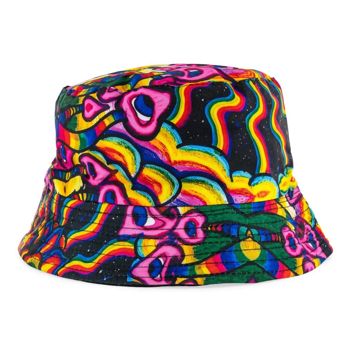 Bucket hat med svampmotiv