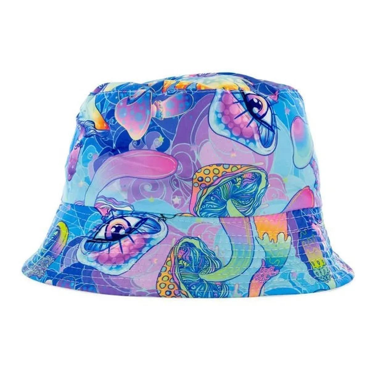 Bucket hat med svampmotiv