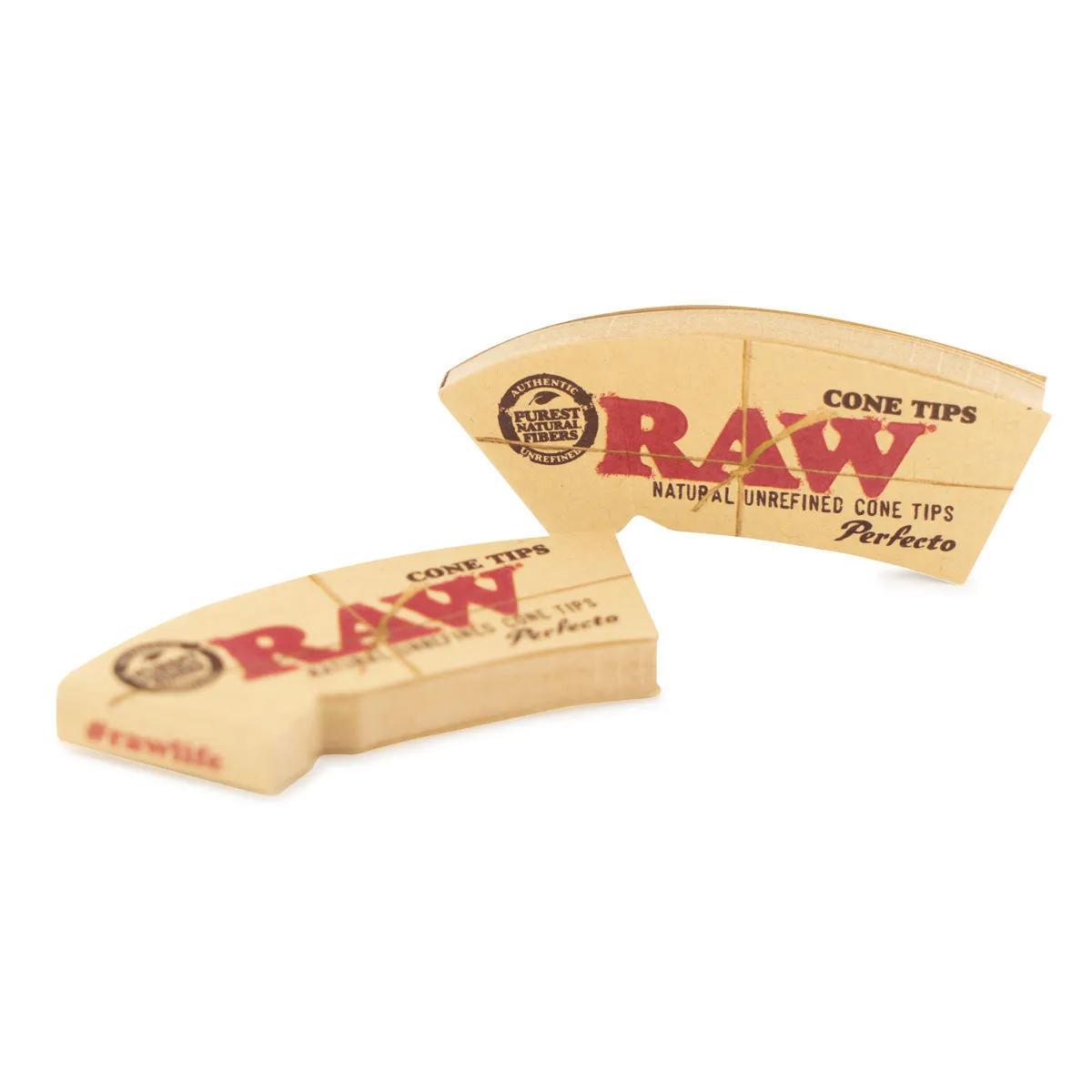 RAW Cone Tips Perfecto – koniska filter för rullpapper