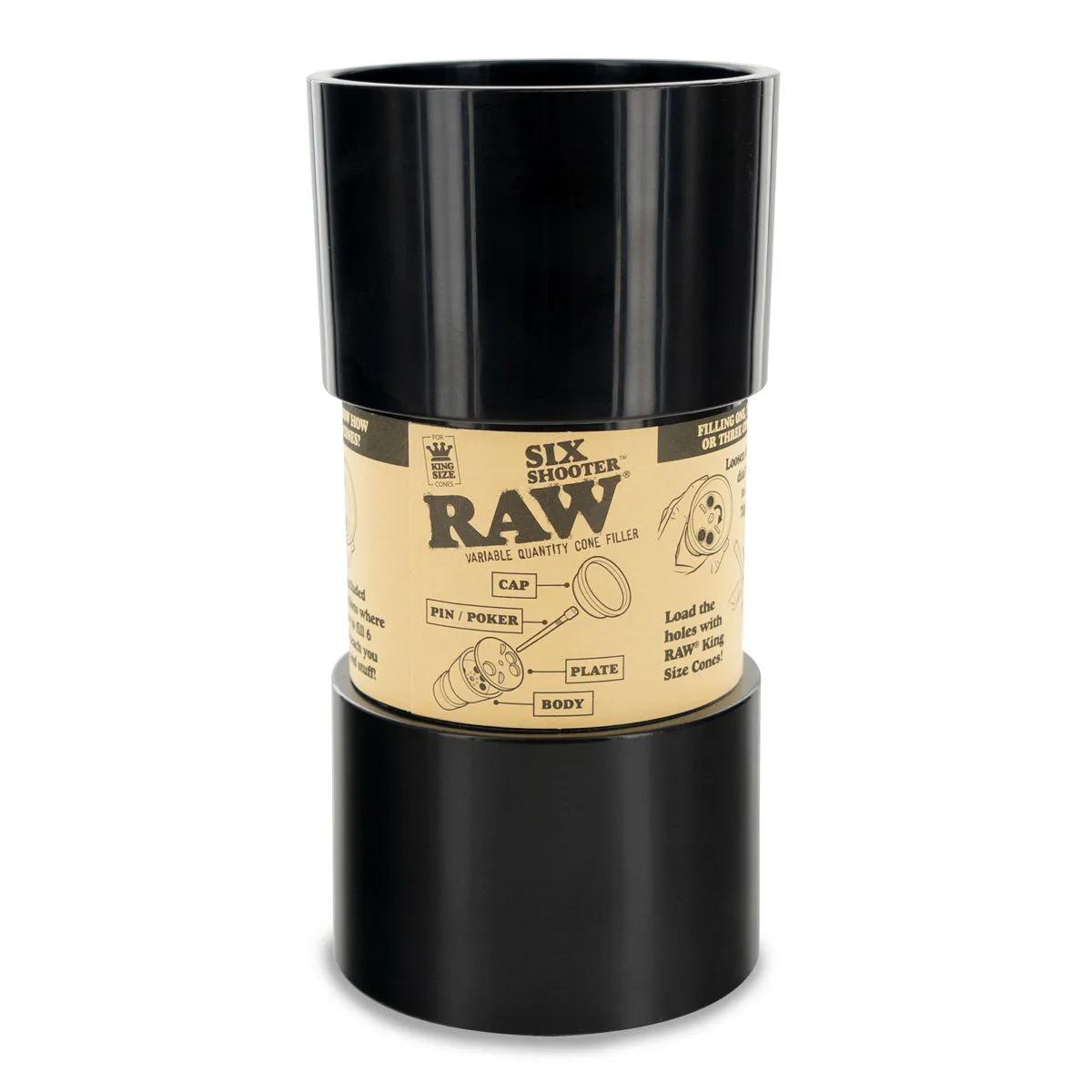 RAW Six Shooter konfyllare för 6 kingsize-koner