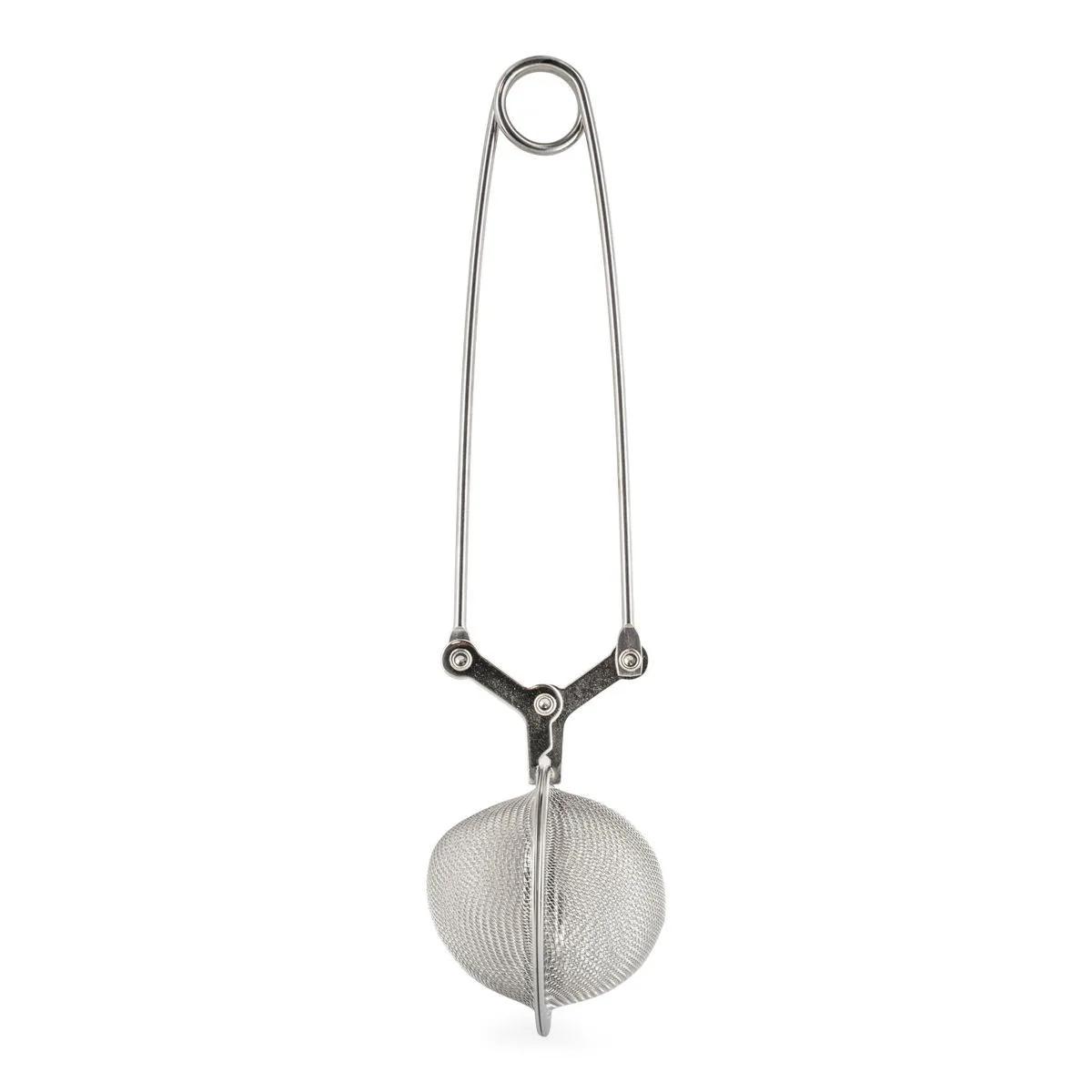 Tesil i rostfritt stål med handtag