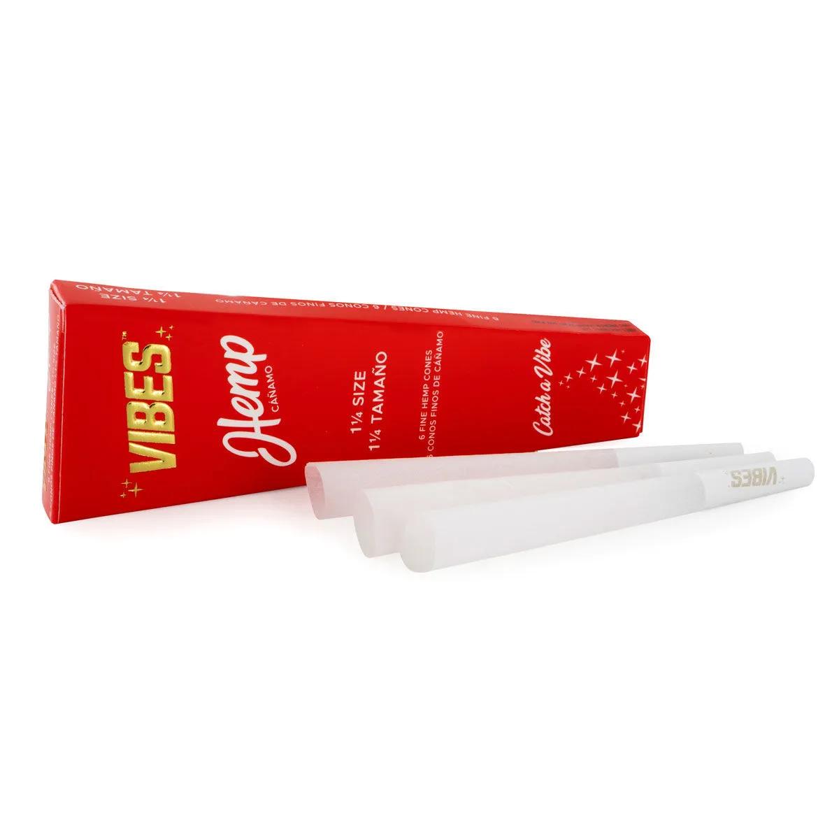 Vibes Hemp Cones 1¼ förrullade hampakoner