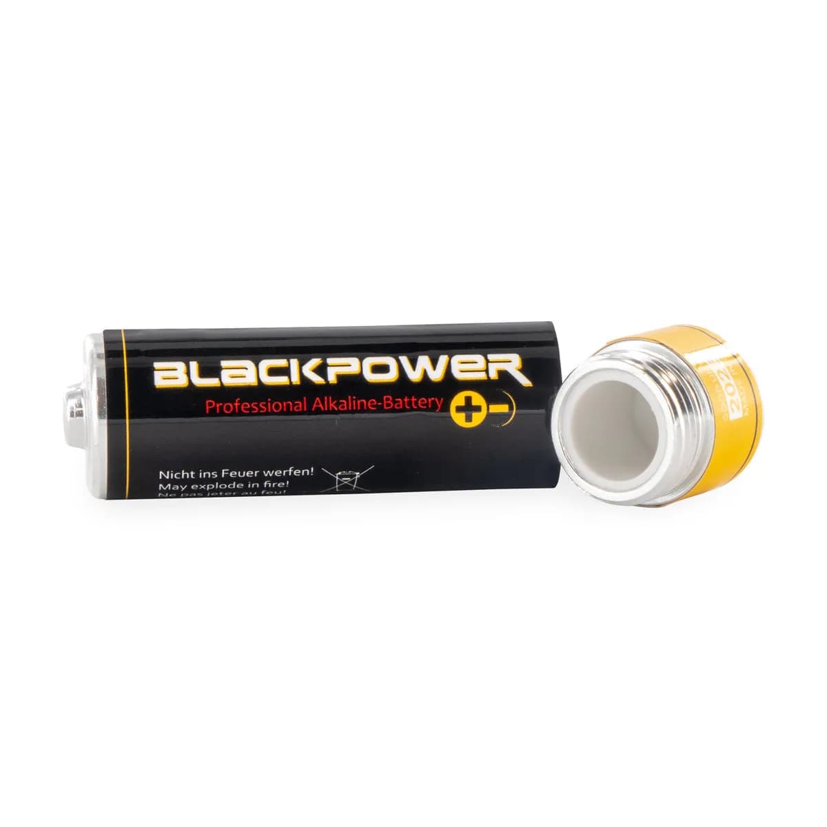 Förvaringsbox i batteriform