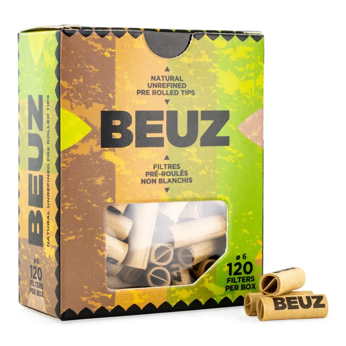 BEUZ bruna förrullade tips (120 st)