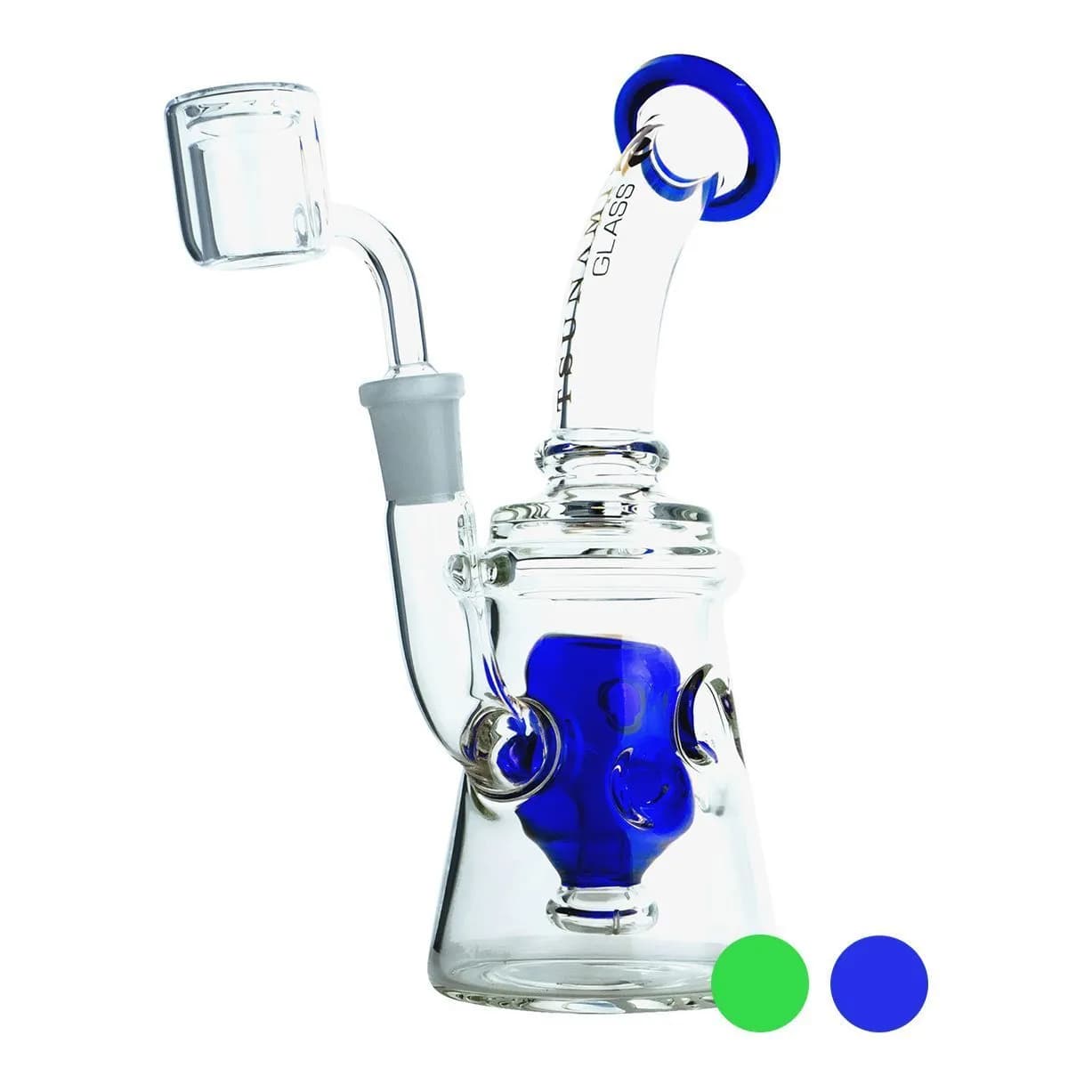 Koncentratrigg Shower Head Swiss 9'' (Tsunami Glass)