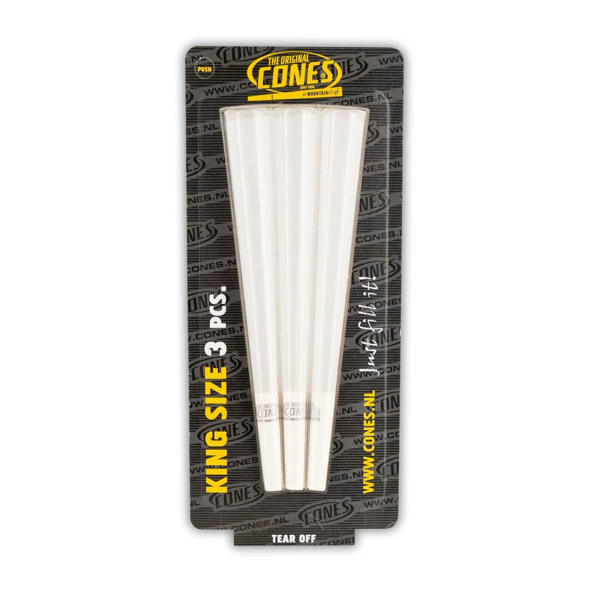 Förrullade koner King Size