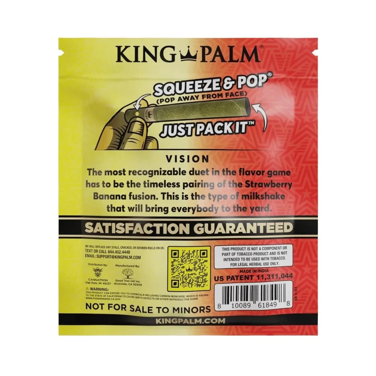 King Palm Fusion Flavour Leaf 25-pack