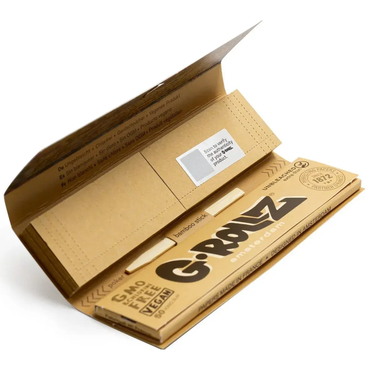 G-Rollz Oblekta Extra Tunna Rullpapper + Tips