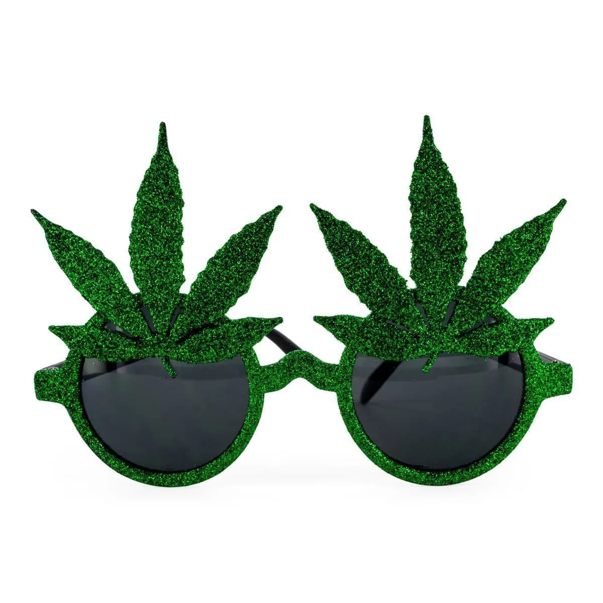 Solglasögon med cannabisblad