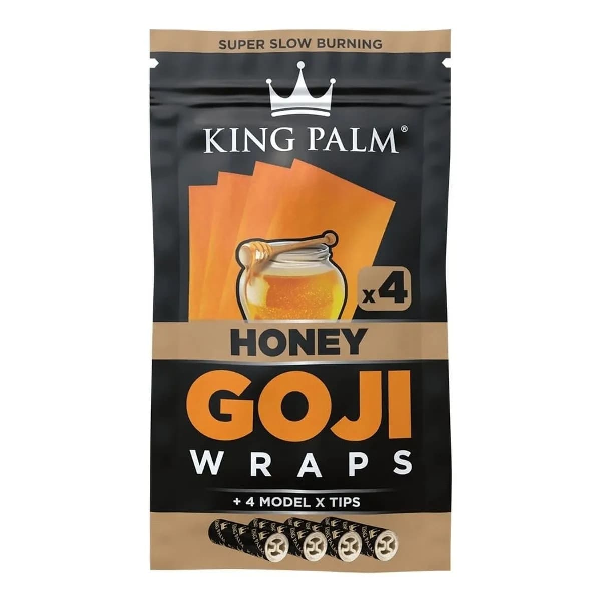 Goji Wraps & Filtertips 4-pack (King Palm)