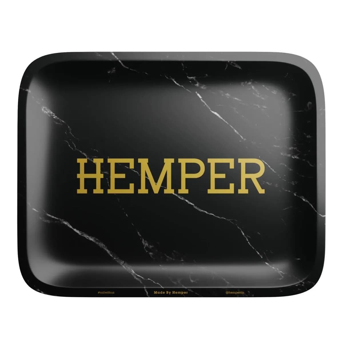 Hemper Luxe svart marmor rullbricka
