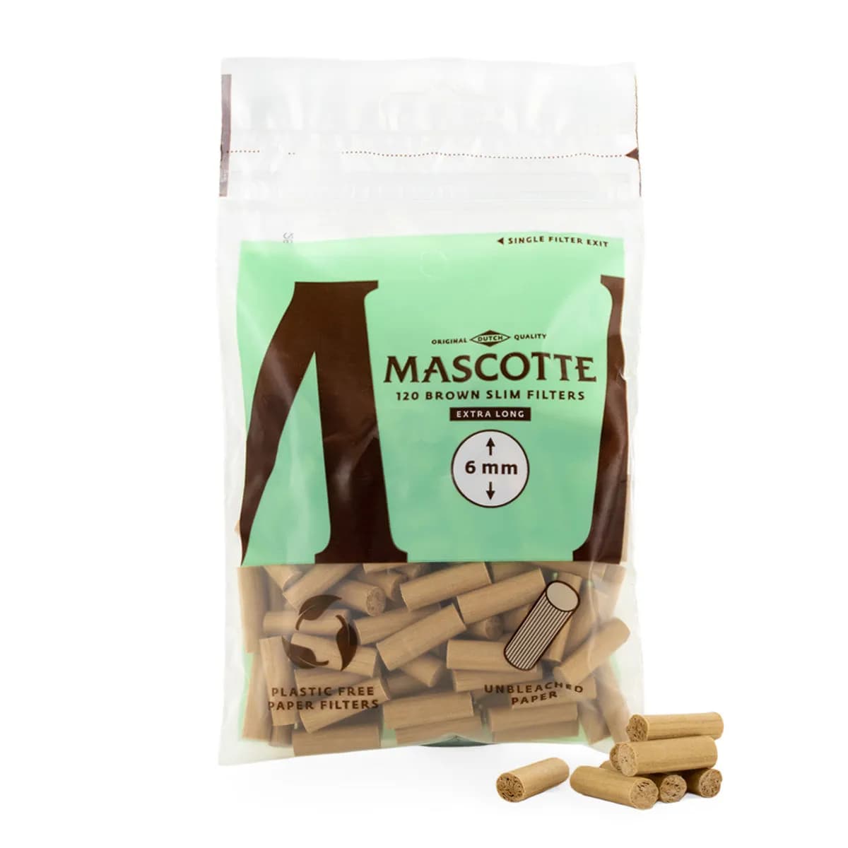 Mascotte Brown XL Slim pappersfilter