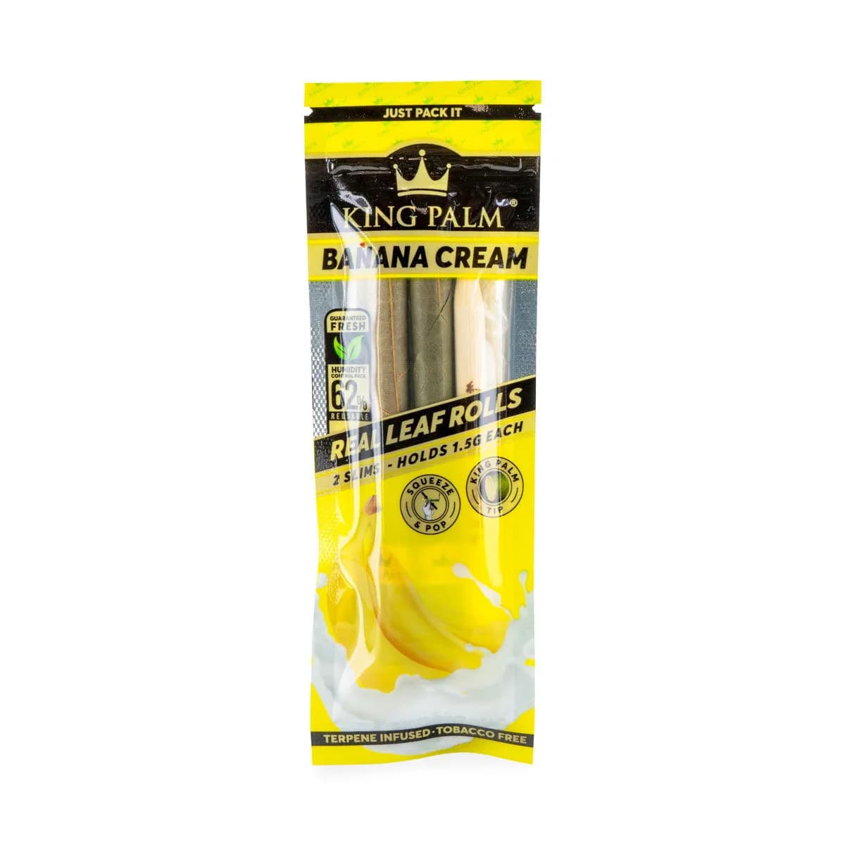 King Palm Naturliga Förrullade Koner Slim