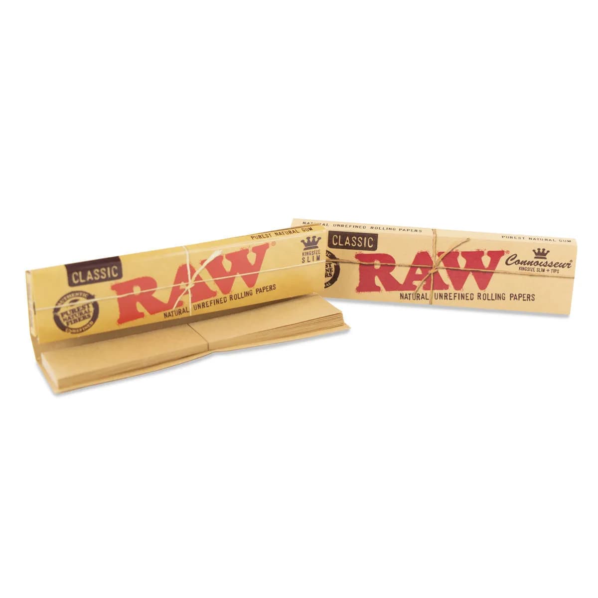 RAW Connoisseur rullpapper King Size + Tips
