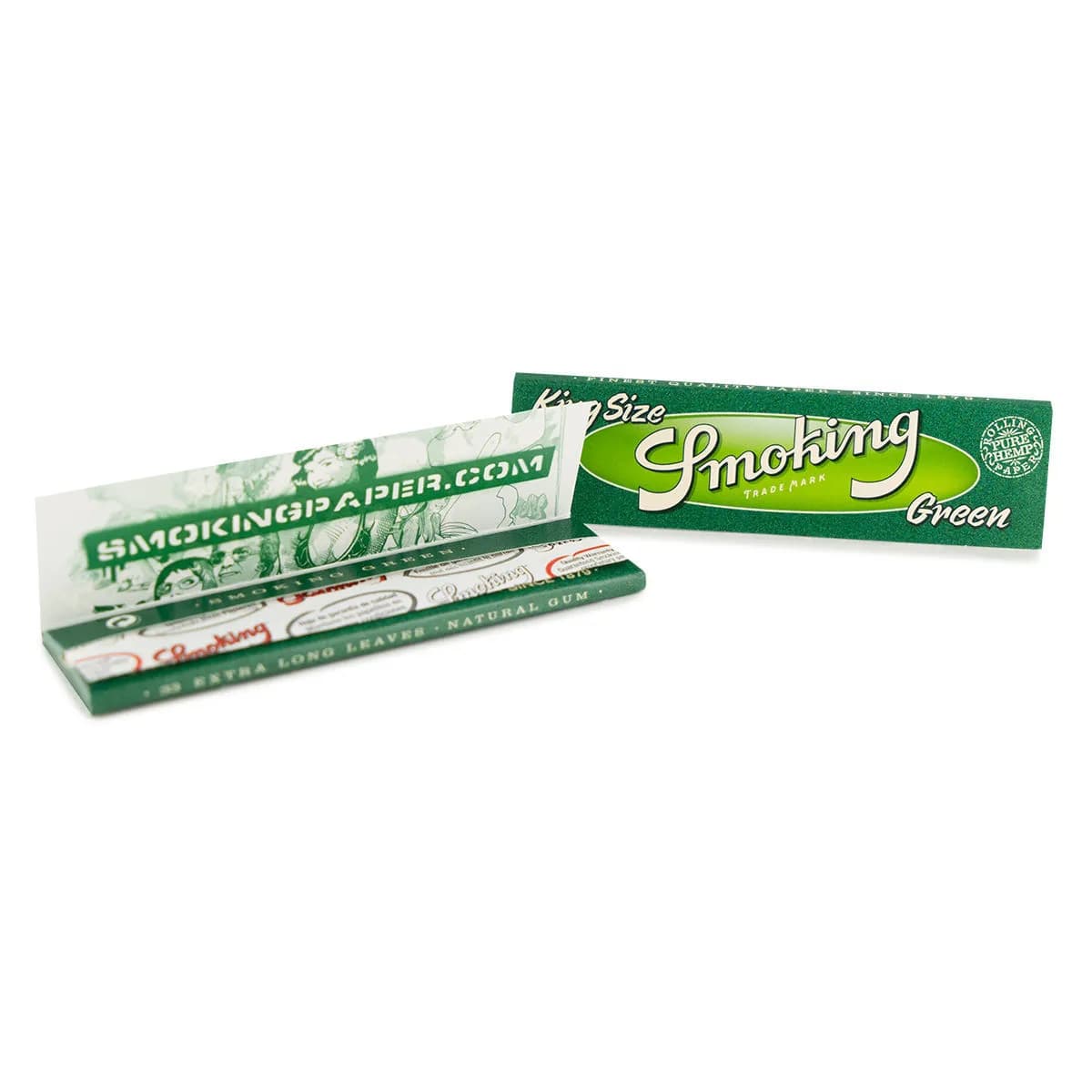 Smoking Green King Size Rullpapper