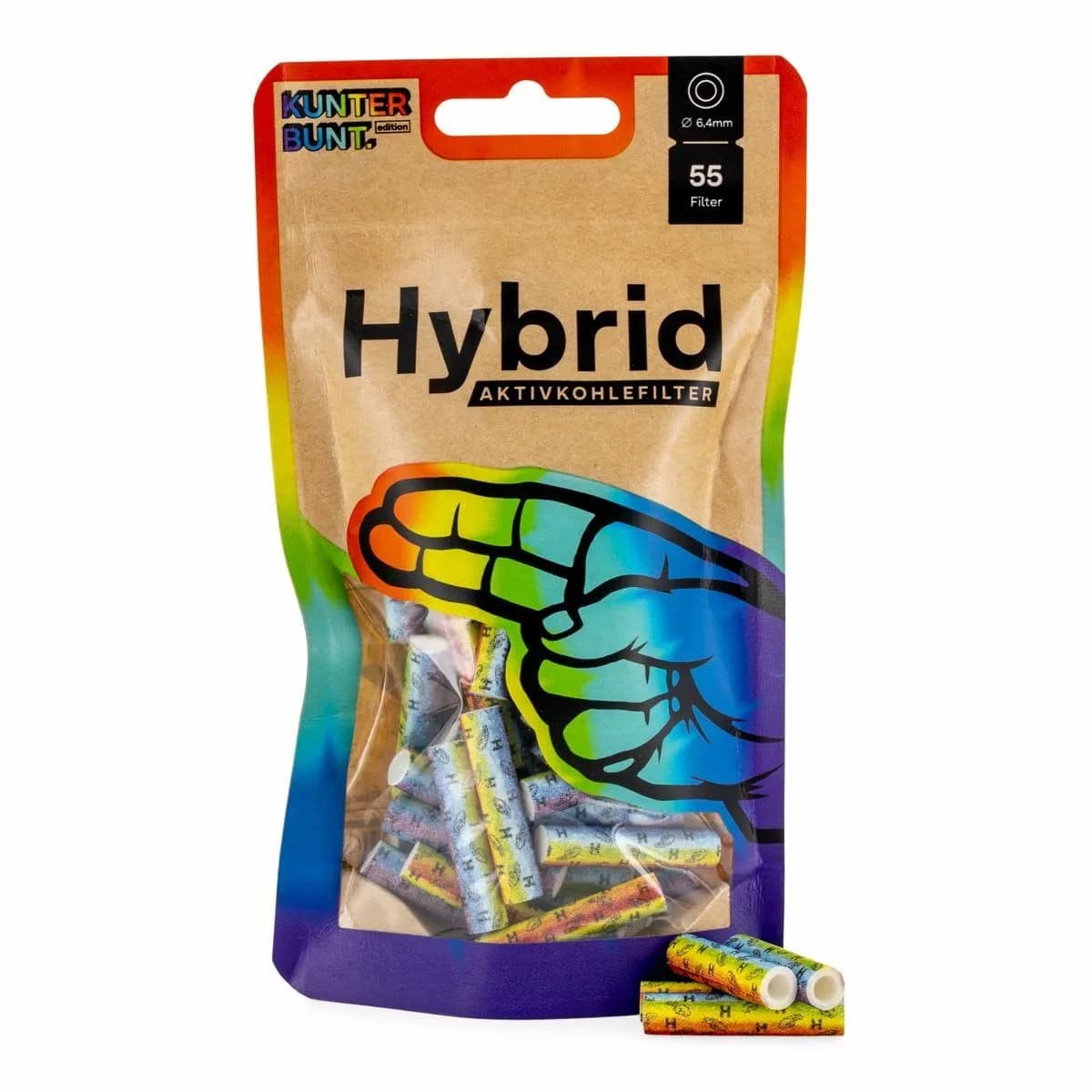 Supreme Filters färgade - 55 st i påse (Hybrid)