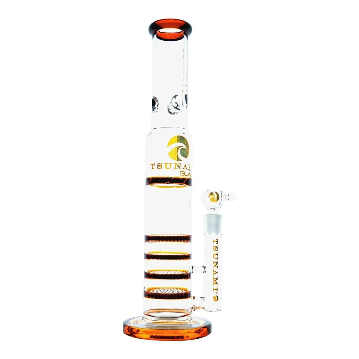 Triple Honeycomb Turbine Bong 18" (Tsunami Glass)