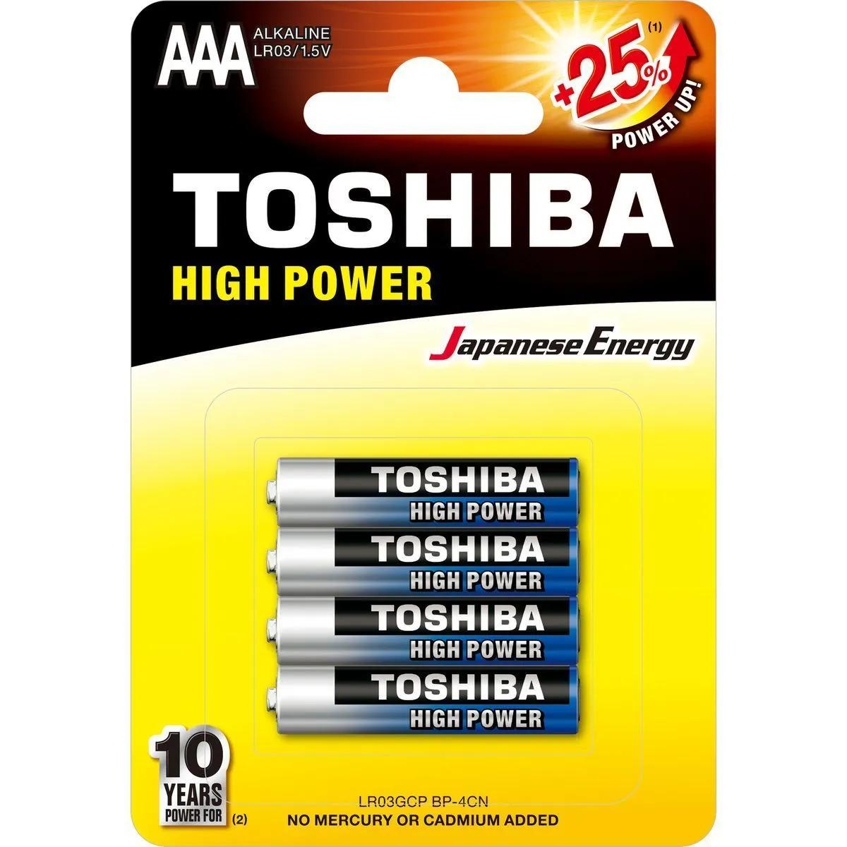 Toshiba Alkaliskt AAA-batteri