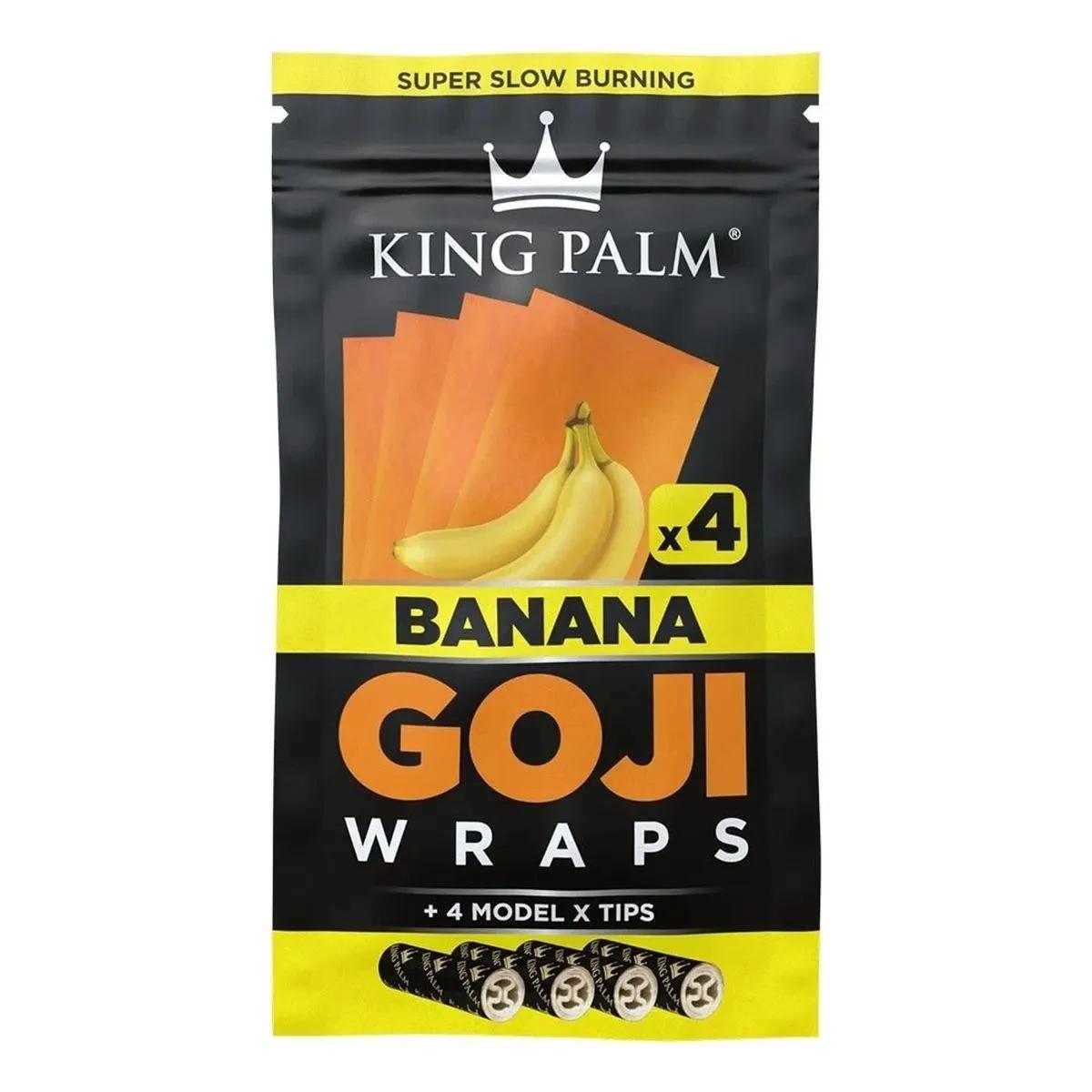 Goji Wraps & Filtertips 4-pack (King Palm)