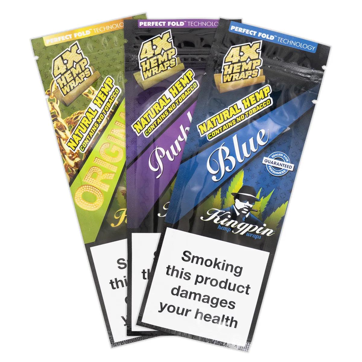 Kingpin Hemp Wraps – hampablunt-omslag
