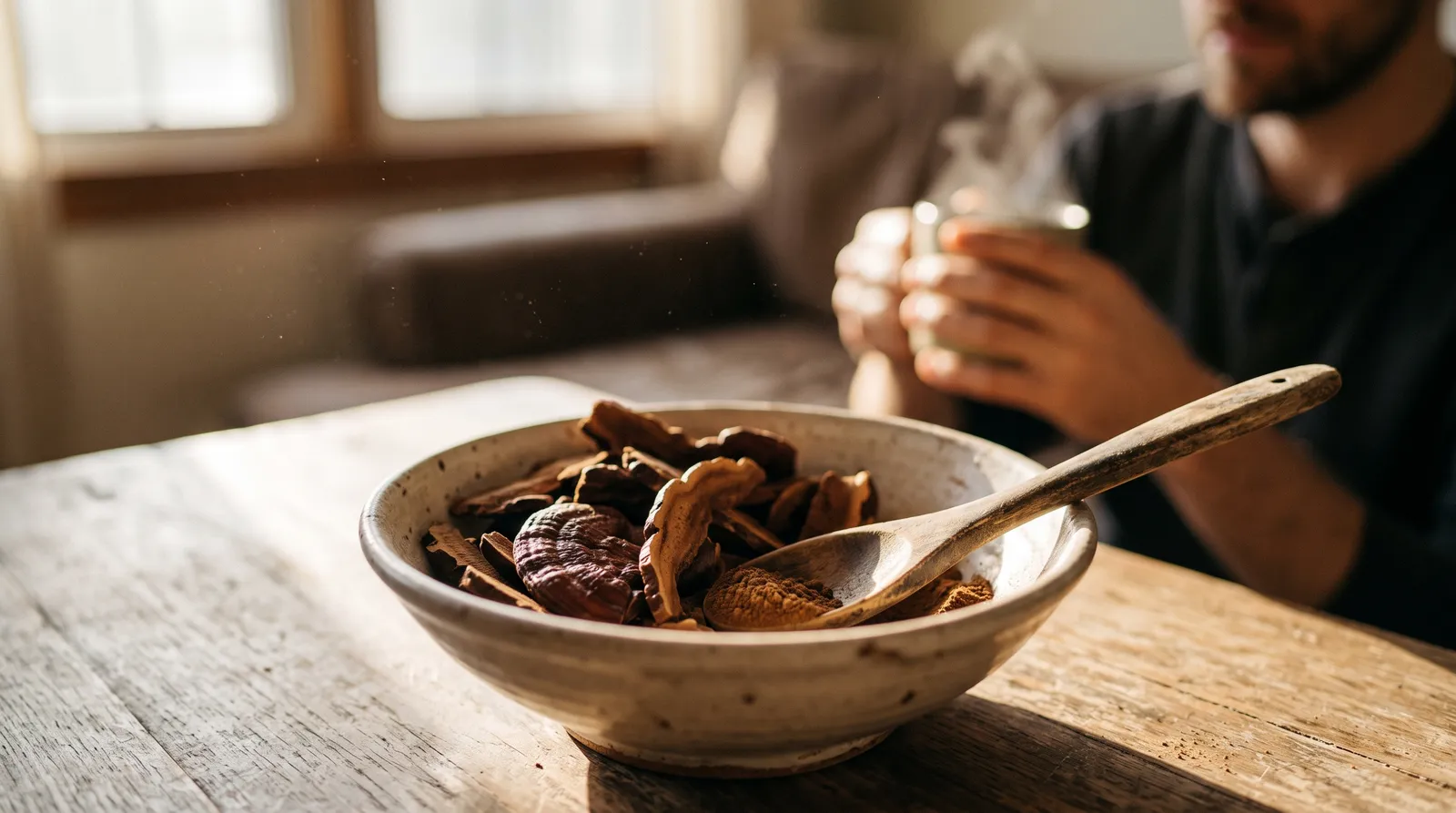 AZARIUS · 2. Reishi — svampen för att varva ner