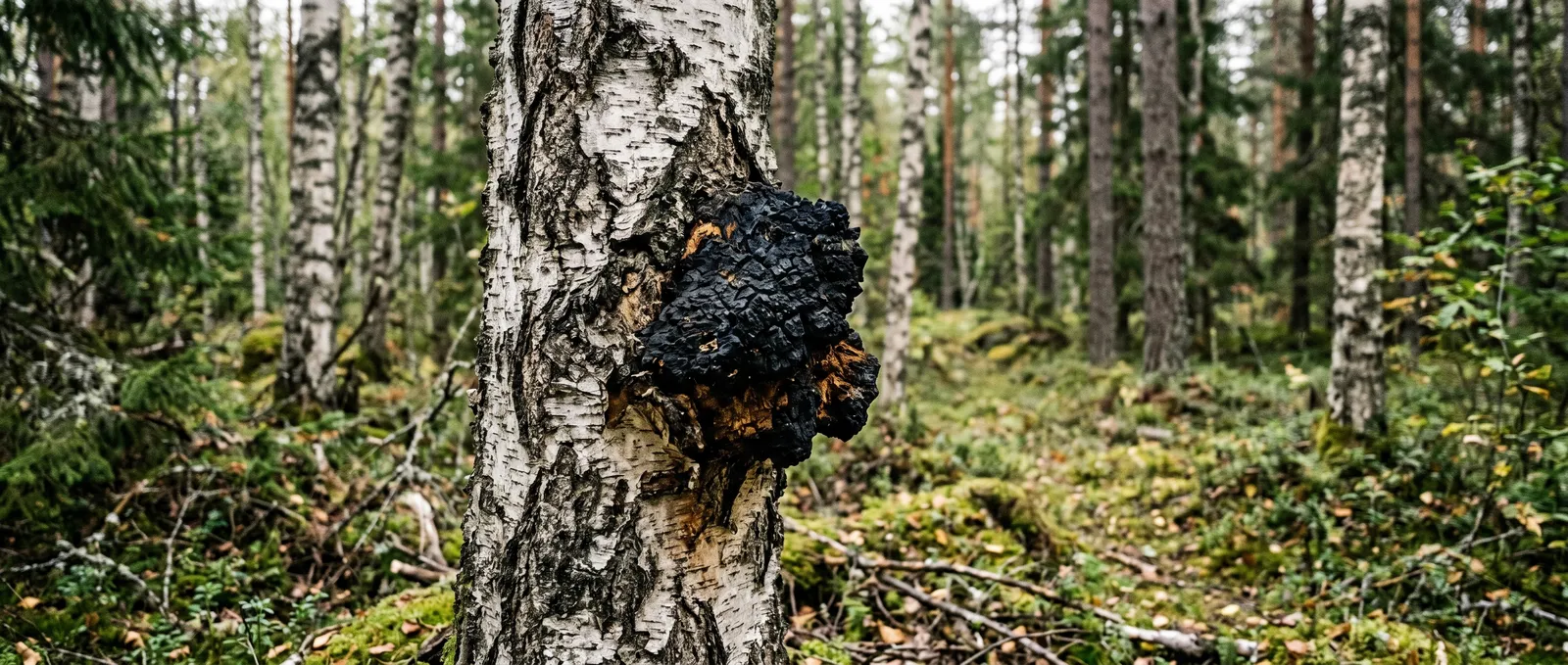 AZARIUS · What chaga actually is — and what it is not