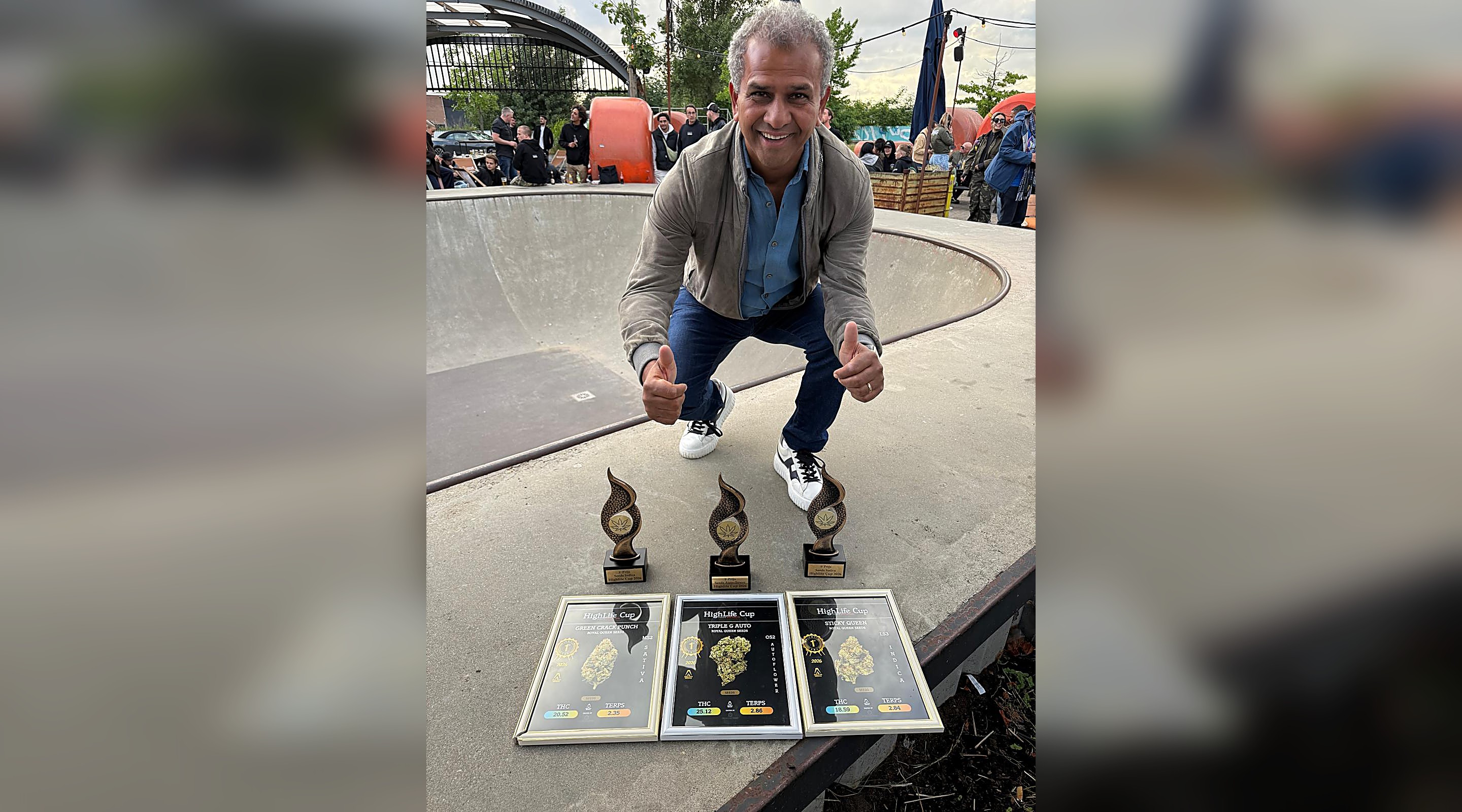 AZARIUS · Tre troféer till Royal Queen Seeds på HighLife Cup 2026
