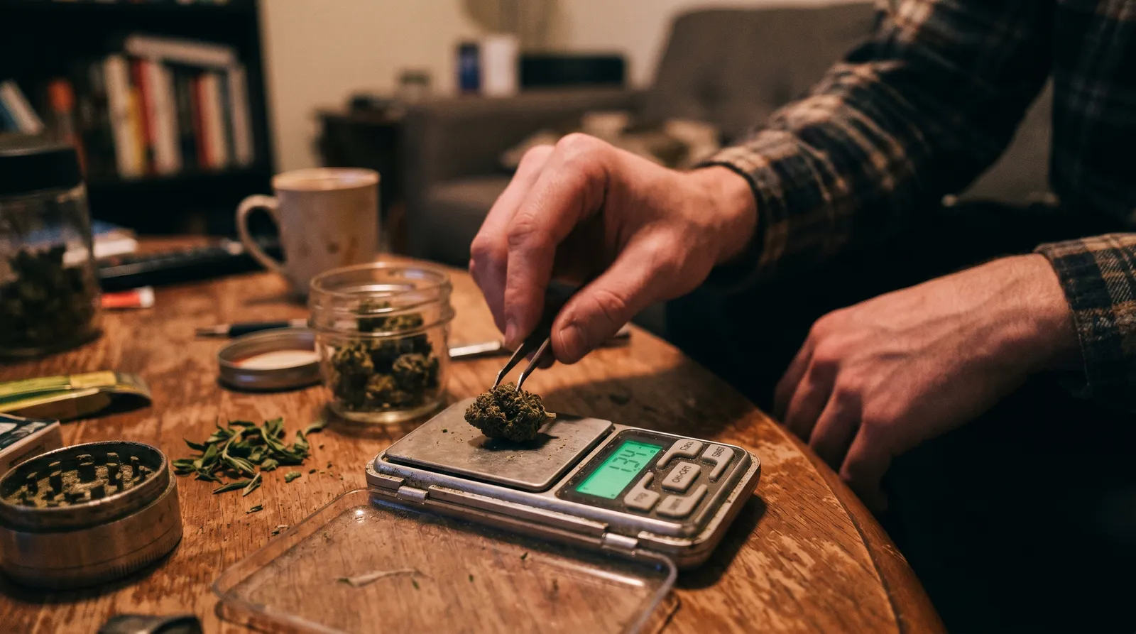 AZARIUS · Så väger du cannabis exakt — och uppskattar utan våg