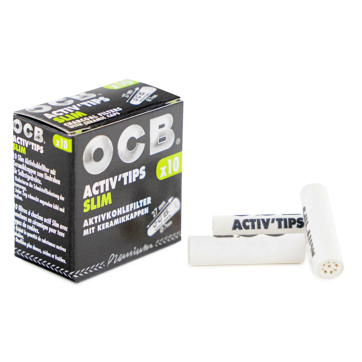 OCB Activ'Tips Slim Aktivt Kol-filter — bild 2